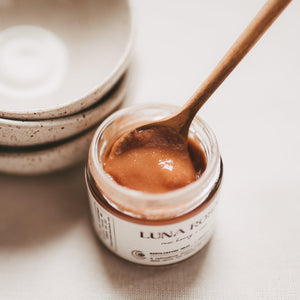 raw honey + rose | exfoliating polish